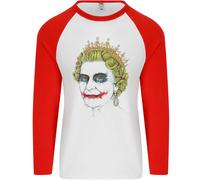 Bansky Il Regina Posa come Il Joker Uomo L/S Baseball T-Shirt