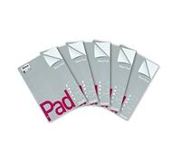 Bantex Blocco standard A5, foderato, 4 fori europei, 5 pezzi