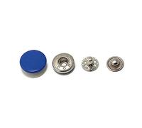 Bantopgong 20 Set 12/15/17mm Fibbia a Bottone Automatico retrò per Abbigliamento Bottoni a Pressione Accessori Fai da Te Abbigliamento da Cucito, Blu Reale, 17mm
