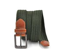 Bantopgong Cinture elastiche da uomo Cinture casual elasticizzate in tessuto intrecciato Cintura casual da uomo da 3,4cm di larghezza, 110cm