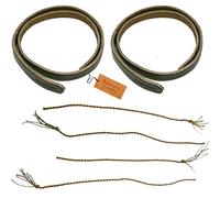 Bantoro Crafts Frusta Fall e Cracker di Frusta/Whip Popper - Porta Vita in Pelle - Kit di Riparazione Frusta (Marrone) Forte schiocco di Frusta