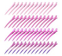 Bantoye 48 fermagli a becco d'anatra da 8 cm in metallo antiruggine con fori per acconciature, sezionamento, arricciatura, colorazione, multicolore 1