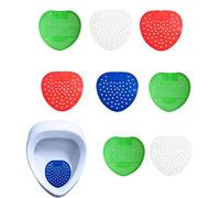 Bantre 8 Pezzi Schermo per Orinatoio, Orinatoio Paraspruzzi Deodorante,Orinatoio Filtro, Facile da pulire A prova di schizzi Anti-blocco Alta efficienza Fits most Orinatoi (Grande Foro)