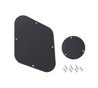 Banworks 1 Ply LP Backplate Cavity Cover e Control Switch Rear Plate Cover Set per Gibson Standard e Custom Les Paul LP JT/HGB-03 Nero opaco