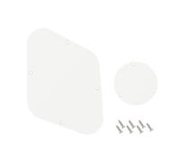 Banworks 1 Ply LP Backplate Cavity Cover e Control Switch Rear Plate Cover Set per Gibson Standard e Custom Les Paul LP JT/HGB-03 Bianco