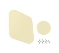 Banworks 1 Ply LP Backplate Cavity Cover e Control Switch Rear Plate Cover Set per Gibson Standard e Custom Les Paul LP JT/HGB-03 Cream