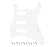 Banworks 1 strato Strat SSS Battipenna per chitarra elettrica a 11 fori Piastra antigraffio per USA/Mexican Modern Style Standard Stratocaster ST JT/HB-01 Bianco