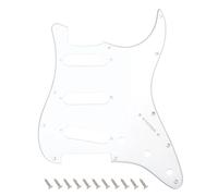 Banworks 1 strato Strat SSS Battipenna per chitarra elettrica a 11 fori Piastra antigraffio per USA/Mexican Modern Style Standard Stratocaster ST JT/HB-01 Specchio cromato