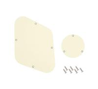 Banworks 3 Ply LP Backplate Cavity Cover e Control Switch Rear Plate Cover Set per Gibson Standard e Custom Les Paul LP JT/HGB-03 Avorio