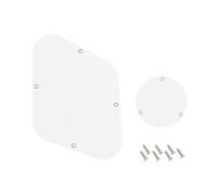 Banworks 3 Ply LP Backplate Cavity Cover e Control Switch Rear Plate Cover Set per Gibson Standard e Custom Les Paul LP JT/HGB-03 Bianco