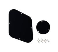 Banworks 3 Ply LP Backplate Cavity Cover e Control Switch Rear Plate Cover Set per Gibson Standard e Custom Les Paul LP JT/HGB-03 Nero Lucido