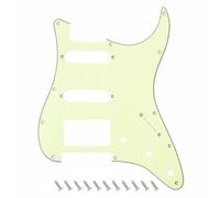 Banworks 3 Ply Strat HSS Pickguard 11-Hole Chitarra Elettrica Pickguard SSH Piastra Antigraffio per Fender Modern Style Standard Stratocaster ST JT/HB-02 Verde Vintage