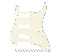 Banworks 3 strati Strat SSS Battipenna 11 fori per chitarra elettrica Battipenna Piastra antigraffio per USA/Mexican Modern Style Standard Stratocaster ST JT/HB-01 Avorio