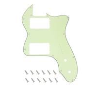 Banworks 3 strati Tele HH Pickguard 12 fori Wide Range Pickup Slot Cover Telecaster Battipenna Piastra antigraffio per Fender Vintage 72 Tele Thinline Style USA/Messico JT-HB-07 Verde menta