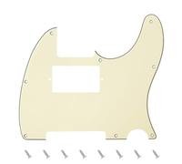 Banworks 3 strati Tele HS/HH Battipenna per chitarra elettrica a 8 fori Piastra antigraffio per USA/Mexican Modern Style Standard Tele Telecaster JT/HB-04 Crema
