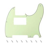 Banworks 3 strati Tele HS/HH Battipenna per chitarra elettrica a 8 fori Piastra antigraffio per USA/Mexican Modern Style Standard Tele Telecaster JT/HB-04 Verde menta