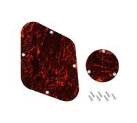 Banworks 4 Ply LP Backplate Cavity Cover e Control Switch Rear Plate Cover Set per Gibson Standard e Custom Les Paul LP JT/HGB-03 Red Tortoiseshell