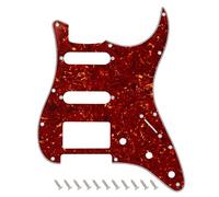 Banworks 4 strati Strat HSS Battipenna per chitarra elettrica a 11 fori Battipenna SSH Piastra antigraffio per USA/Mexican Modern Style Standard Stratocaster ST JT/HB-02 Marrone Tartaruga
