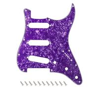 Banworks 4 strati Strat SSS Battipenna 11 fori per chitarra elettrica Battipenna Piastra antigraffio per USA/Mexican Modern Style Standard Stratocaster ST JT/HB-01 Viola Perla