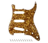 Banworks 4 strati Strat SSS Battipenna 11 fori per chitarra elettrica Battipenna Piastra antigraffio per USA/Mexican Modern Style Standard Stratocaster ST JT/HB-01 Bronzo Perla
