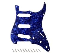 Banworks 4 strati Strat SSS Battipenna per chitarra elettrica a 11 fori Piastra antigraffio per USA/Mexican Modern Style Standard Stratocaster ST JT/HB-01 Blue Pearl