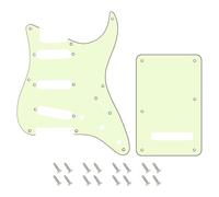 Banworks 8-Hole 50s 57 Vintage ST SSS Pickguard con 6-Hole Backplate