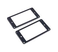 Banworks Anelli Humbucker in plastica con parte superiore inclinata e fondo piatto, per pickup humbucker, 3 x 4,3 mm, per chitarre elettriche Les Paul LP, confezione da 2 pezzi, colore nero