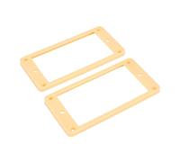 Banworks Anelli Humbucker in plastica obliqua con fondo piatto per pickup humbucker, 4,5 x 6 mm, per chitarre elettriche Les Paul LP, confezione da 2, colore: crema