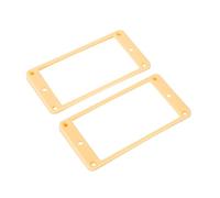 Banworks Anelli Humbucker in plastica obliqua superiore curva inferiore humbucker pickup cover 3,5 x 6 mm per chitarra elettrica Les Paul LP Style confezione da 2 JT/SYQG-19 crema