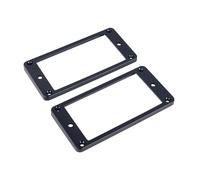 Banworks Anelli Humbucker in plastica obliqui con fondo piatto per pickup humbucker, 4,5 x 6 mm, per chitarre elettriche Les Paul LP, confezione da 2, colore nero