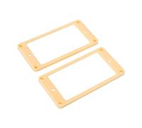 Banworks Anelli Humbucker in plastica piatti per pickup humbucker, 4 x 4 mm, per chitarre elettriche Les Paul LP, confezione da 2 JT/SYQG-18, colore: crema