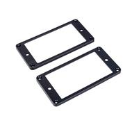 Banworks Anelli Humbucker in plastica piatti per pickup humbucker, 4 x 4 mm, per chitarre elettriche Les Paul LP, confezione da 2 JT/SYQG-18, colore nero