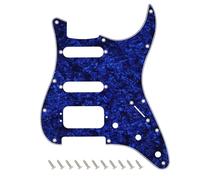 Banworks Battipenna a 11 fori HSS Strat a 3 fori per viti ad angolo rotondo Humbucking montaggio ST SSH piastra antigraffio per USA/MX Fender Lonestar/Deluxe/Professional I Series Stratocaster JT/HB