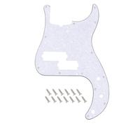 Banworks Battipenna di precisione per basso a 5 corde con tacca per truss rod 4 strati 13 fori P Bass PB piastra antigraffio per USA/messicano stile moderno Fender a 5 corde Fender Precision Bass JT