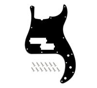 Banworks Battipenna di precisione per basso a 5 corde con tacca truss rod 3 strati 13 fori P Bass PB Scratch Plate per USA/Mexican Modern Style 5-String Fender Precision Bass JT/HB-10 nero