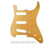 Banworks Battipenna in alluminio Strat SSS, spessore 1,5 mm, 1 strato, 11 fori, bordo dritto, battipenna per chitarra Fender Ultra Stratocaster Strat ST JT/HB-01 in stile moderno americano Fender