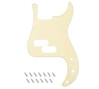 Banworks Battipenna per basso di precisione, 1 strato, 13 fori, per basso PB, per basso Fender Precision Bass JT/HB-10 in stile moderno USA/messicano, crema