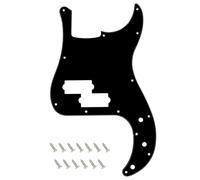 Banworks Battipenna per basso di precisione, 1 strato, 13 fori, per basso PB, per Fender Precision Bass JT/HB-10 in stile moderno USA/messicano, nero