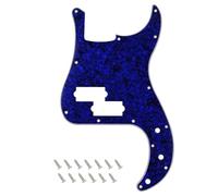 Banworks Battipenna per basso di precisione, 4 strati, 13 fori, per basso PB, per basso Fender Precision Bass JT/HB-10 in stile moderno USA/messicano, colore: blu perla