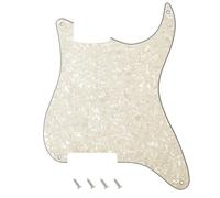 Banworks Battipenna per chitarra fai da te a 4 strati e 4 fori, per chitarra Fender Stratocaster Strat ST Style JT/HB-12, bianco perla vintage