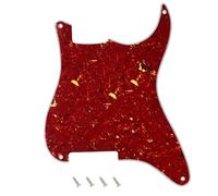 Banworks Battipenna per chitarra fai da te a 4 strati e 4 fori, per chitarra Fender Stratocaster Strat ST Style JT/HB-12, colore marrone tartarugato
