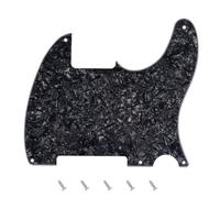 Banworks Battipenna per chitarra fai da te a 4 strati e 5 fori, per chitarra elettrica Fender Telecaster Tele TL Style JT/HB-13, colore: nero perla