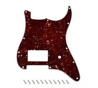 Banworks Battipenna per Stratocaster Stratocaster JT/HB-31 con profilo per controllo volume, piastra antigraffio a 4 strati con 11 fori, per Fender USA/messicano Tom Delonge Stratocaster JT/HB-31