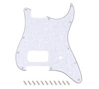 Banworks Battipenna Strat con singolo angolo rotondo Humbucker e controllo volume singolo, piastra antigraffio a 4 strati a 11 fori per Fender USA/Mexican Fender Tom Delonge Stratocaster ST JT/HB-30