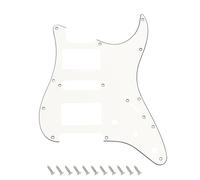 Banworks Battipenna Strat HSH con sagoma humbucker ad angolo quadrato, adatto per humbucker coperti e scoperti, piastra antigraffio a 3 strati a 11 fori per Stratocaster Stratocaster JT/HB-35 vintage