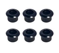 Banworks Boccola di conversione per accordatore per chitarra, rondella per accordatore per corde di chitarra, ghiere da 6 mm a 8 mm, confezione da 6 JT/XNZT-01, nero