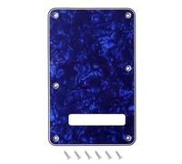 Banworks Chitarra Elettrica 4 Strati Piastra Posteriore 6 Fori Tremolo Copertura per USA/Mexican Standard Strat ST JT/HGB-01 Blu Perla