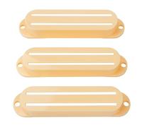 Banworks Copri pickup per chitarra elettrica Copri pickup Dual-Coil Hot Rail Mini Humbucker Cover Frame per chitarre Strat Confezione da 3 JT/SYQG-05 Crema