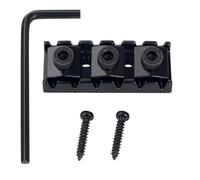 Banworks Dado di bloccaggio per chitarra elettrica 42 mm Dadi di bloccaggio in metallo per chitarra elettrica per sistema di ponte vibrato a doppio tremolo Chitarre elettriche JT/SDXZ-01 Nero