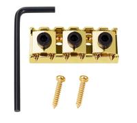 Banworks Dado di bloccaggio per chitarra elettrica da 42 mm Dadi di bloccaggio in metallo per chitarra elettrica per sistema di ponte vibrato a doppio tremolo Chitarre elettriche JT/SDXZ-01 Golden